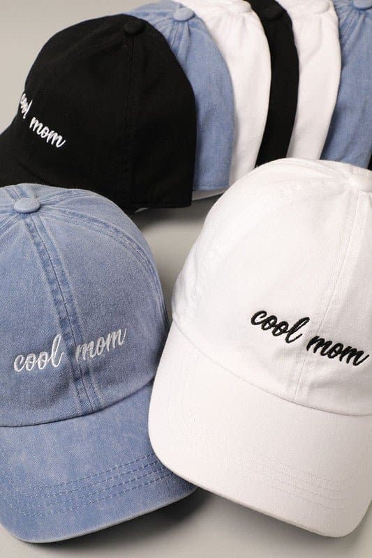 Cool Mom Embroidered Baseball Cap *MORE COLORS*
