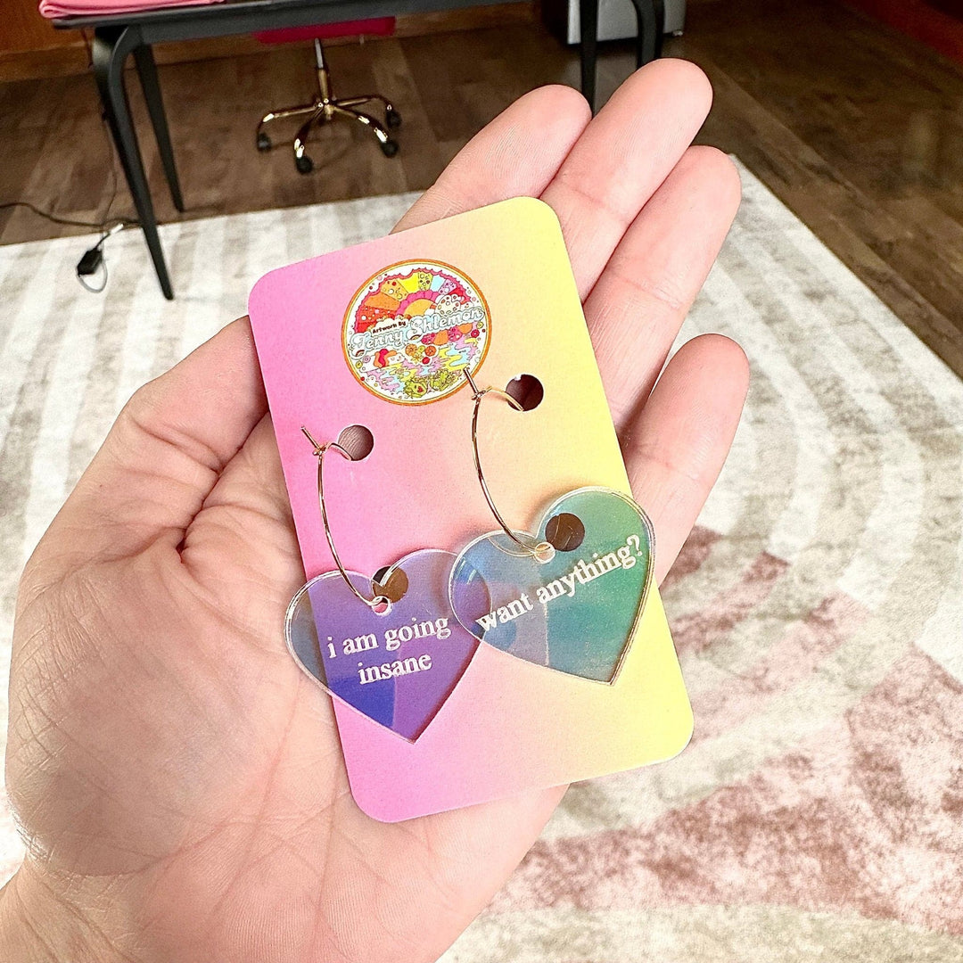Going Insane Iridescent Earrings