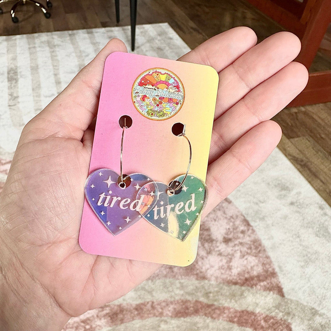 Tired Iridescent Earrings