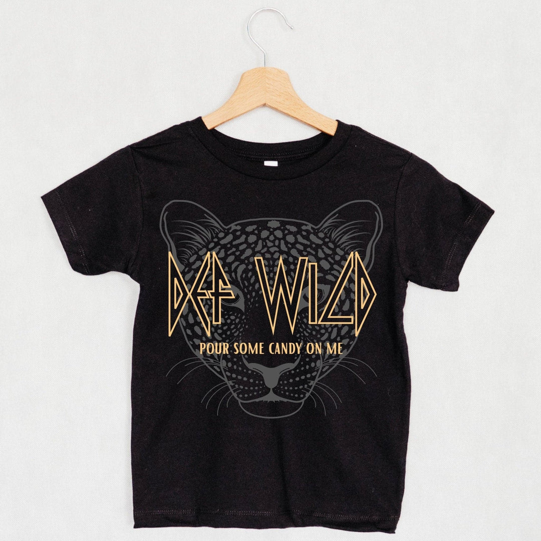 Def Wild Kids Tee - Black