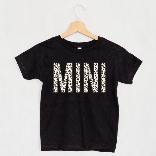 MINI Leopard Kids Tee - Black