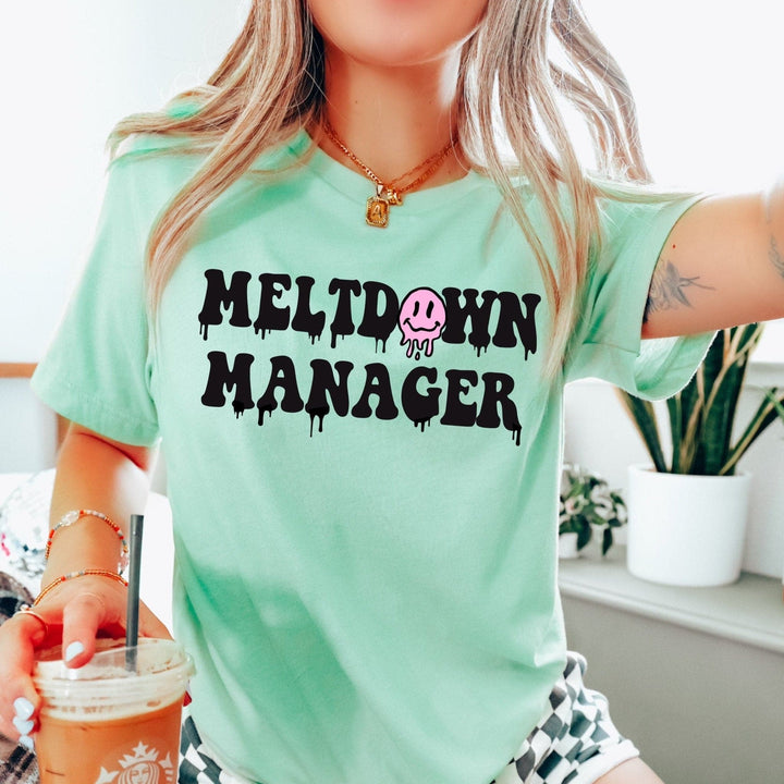 Meltdown Manager Tee - Mint
