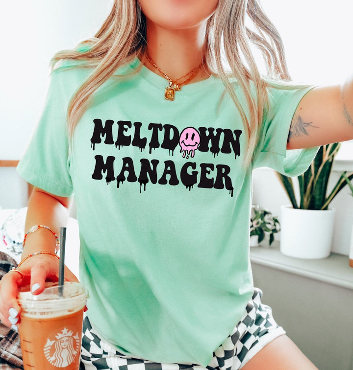 Meltdown Manager Tee - Mint