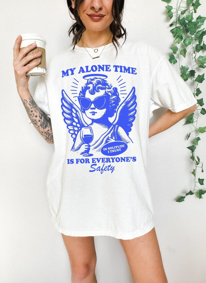 My Alone Time Tee - White