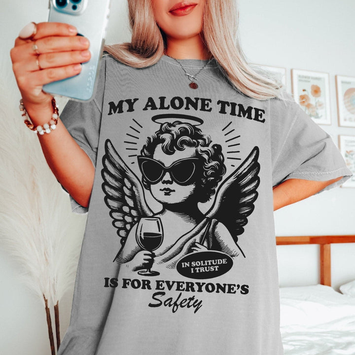 My Alone Time Tee - Grey