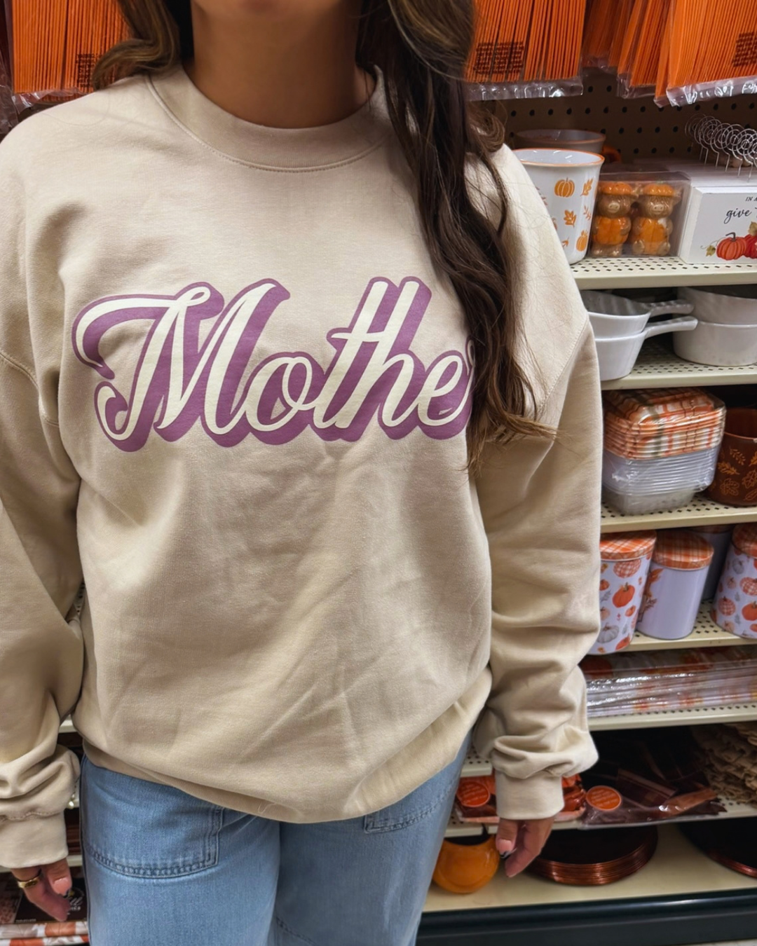 Mother Sweatshirt - Sand
