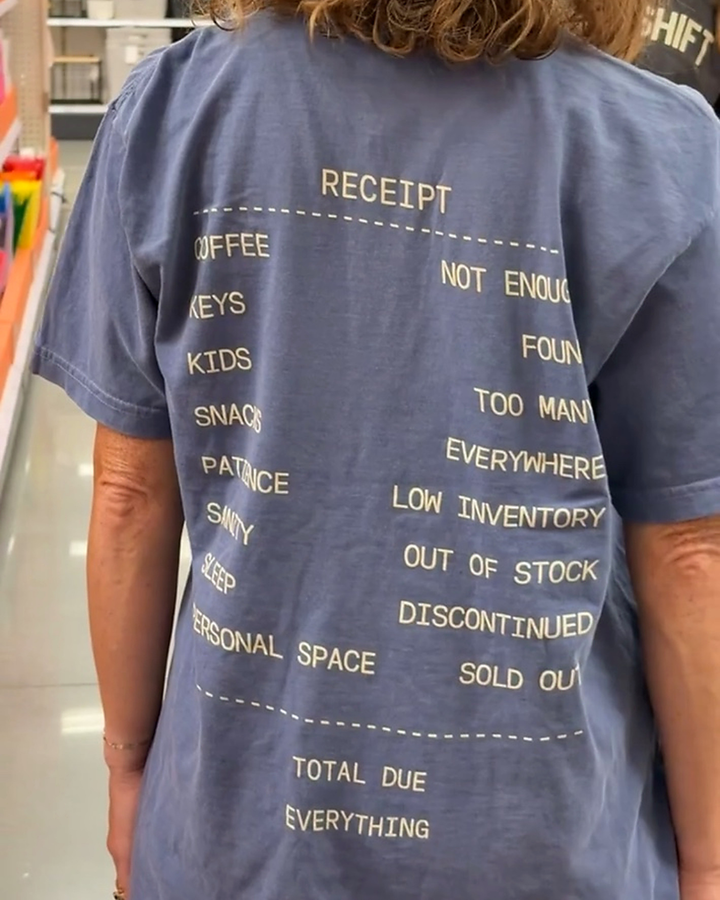 Coffee. Keys. Kids. Tee