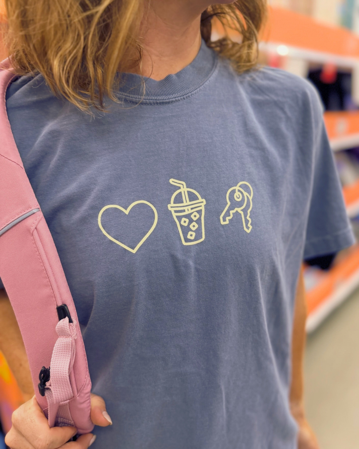 Coffee. Keys. Kids. Tee