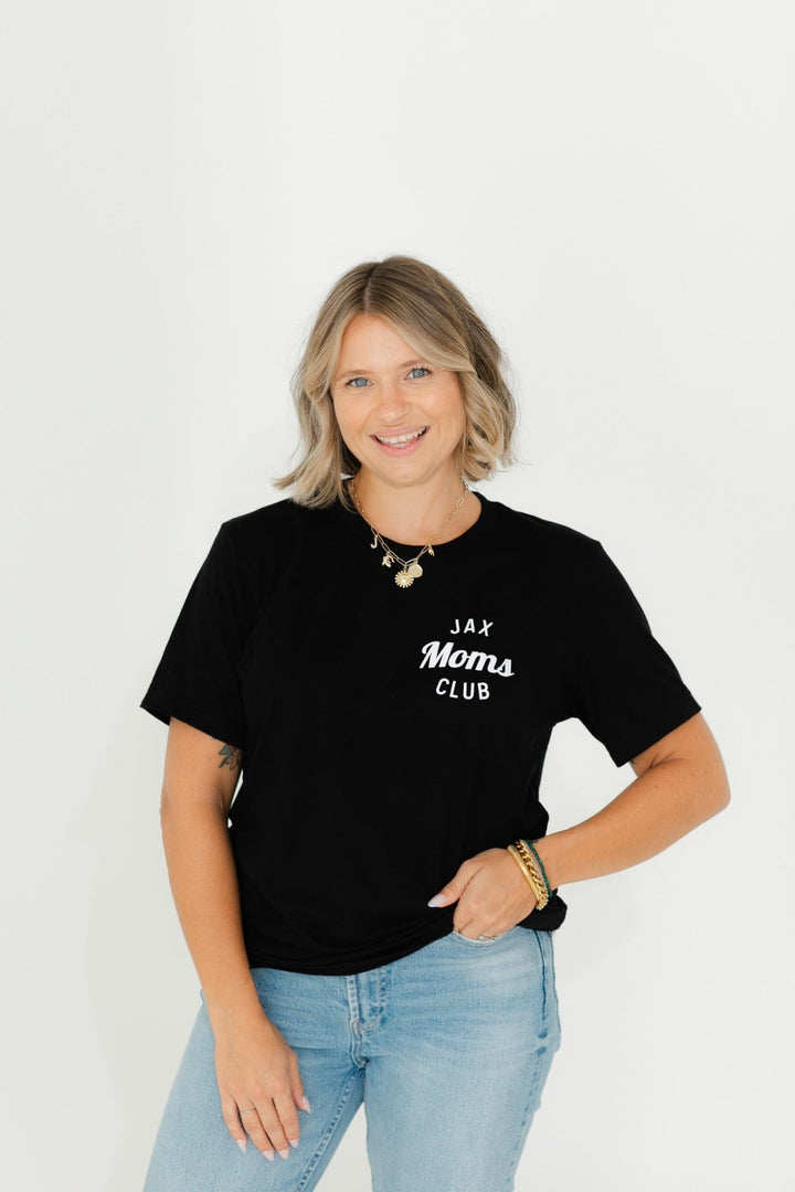 Jax Moms Club Icon Tee - Black