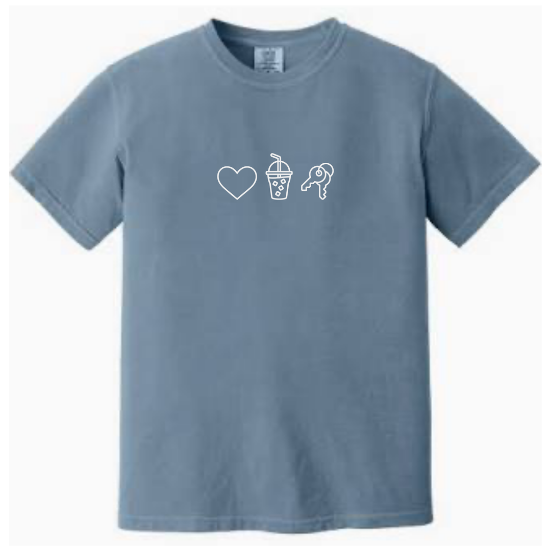 Coffee. Keys. Kids. Tee