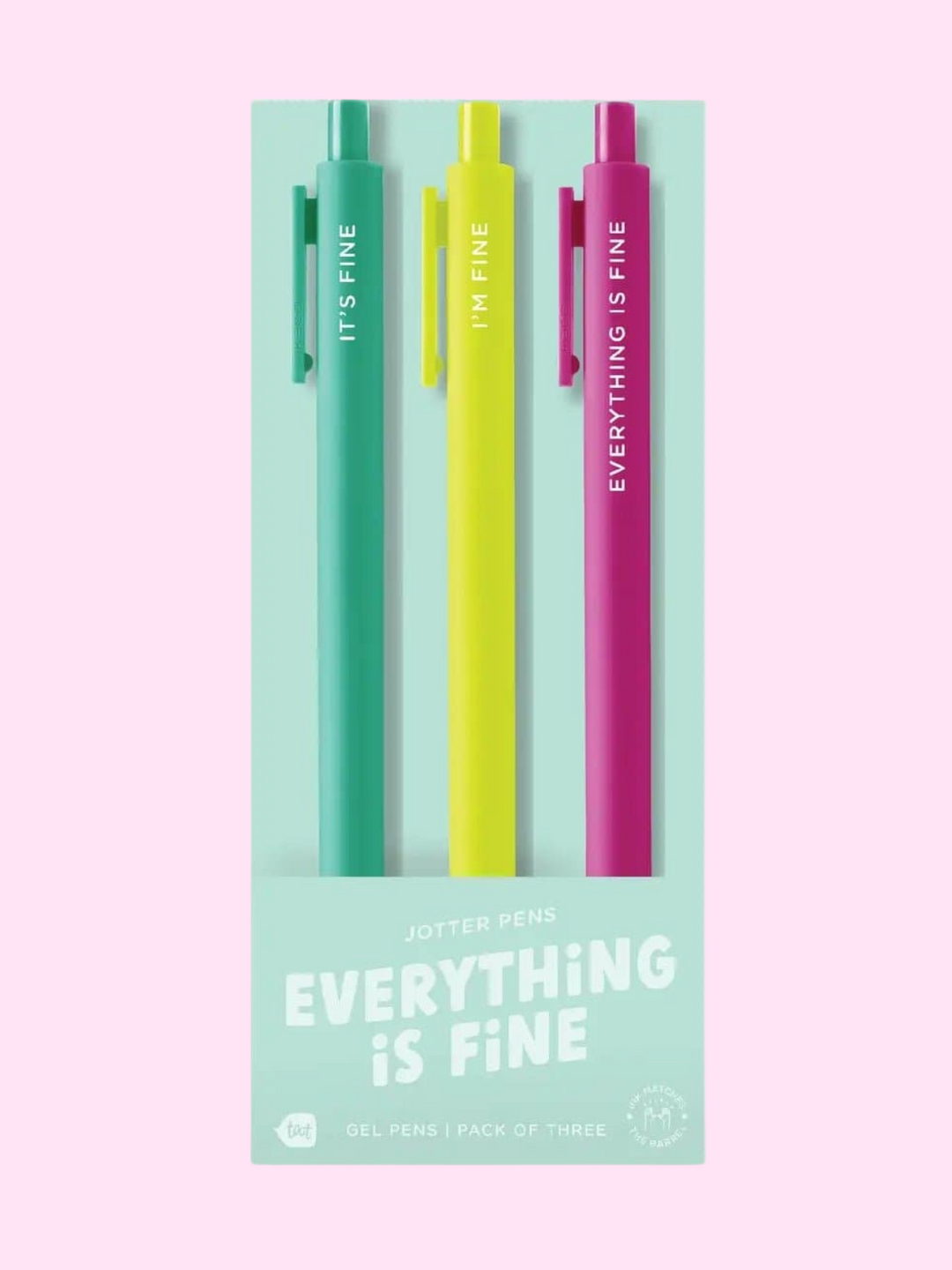 Everything Is Fine Jotter Pen Set