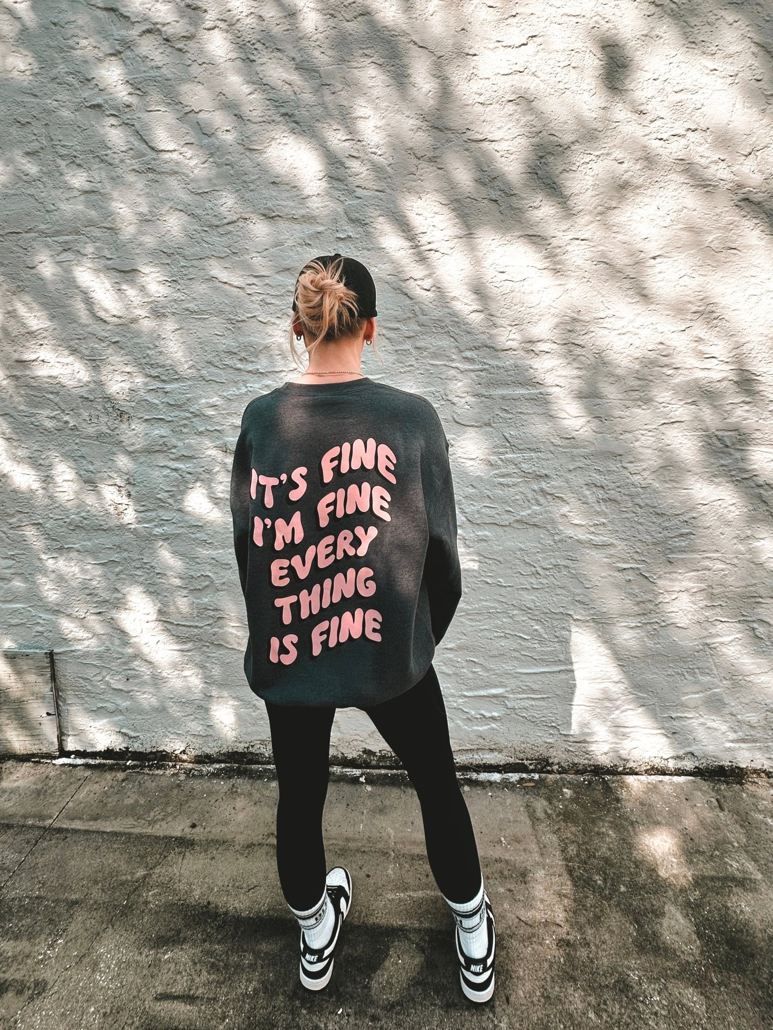 It's Fine Sweatshirt - Dark Grey – Sweetees