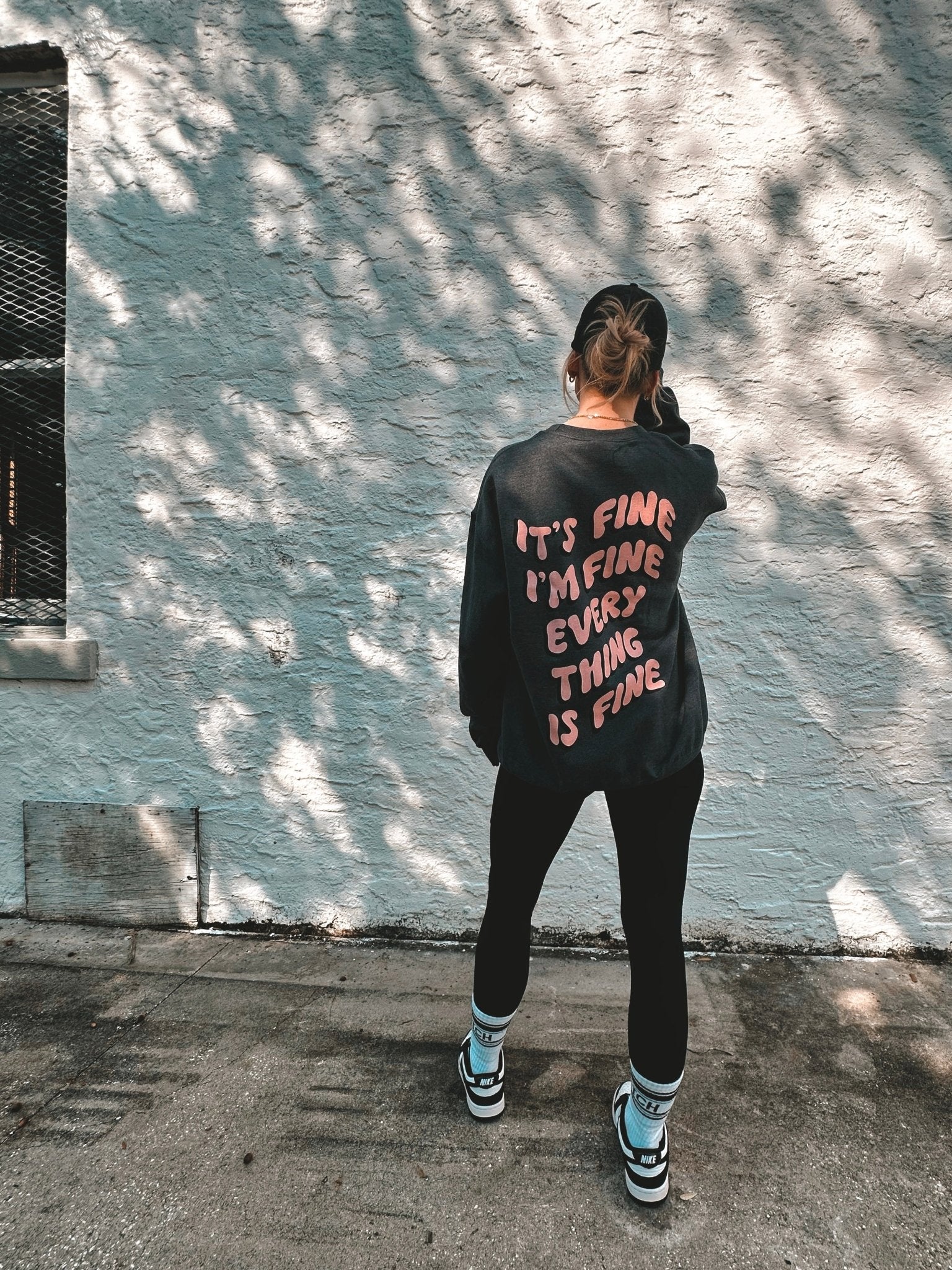 It's Fine Sweatshirt - Dark Grey – Sweetees