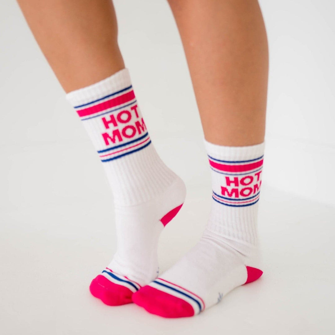 Hot Mom Gym Crew Socks