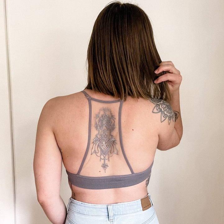 Freya Tattoo Mesh Bralette *MORE COLORS*