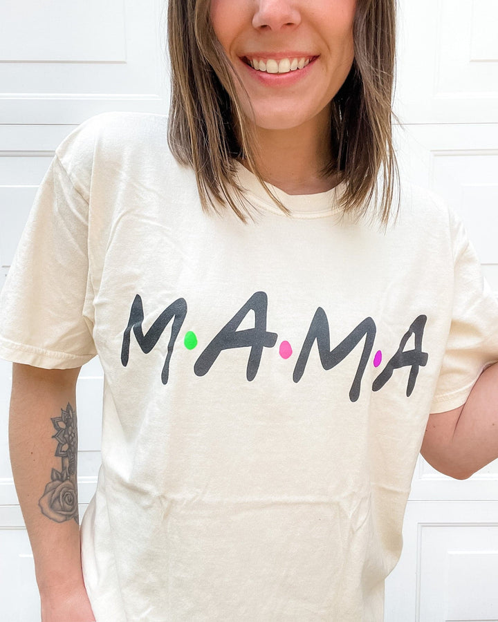 Mama Friends Tee - Ivory