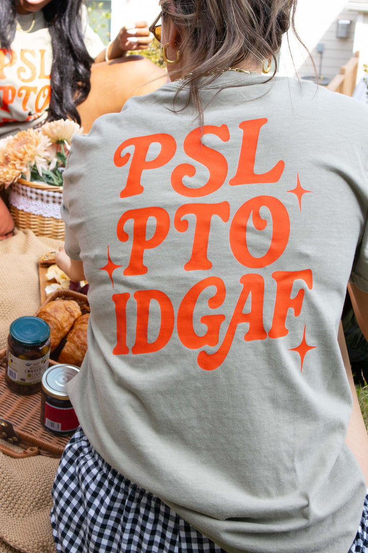 PSL PTO IDGAF Tan Tee