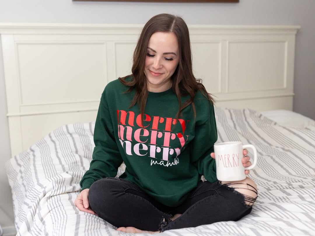 Merry Mama Ombre Sweatshirt