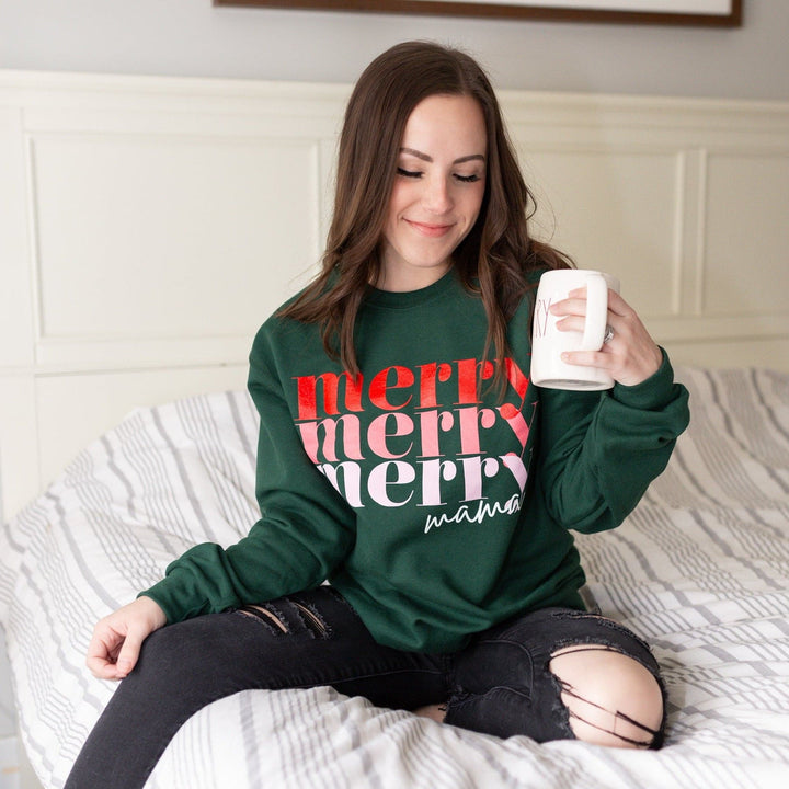Merry Mama Ombre Sweatshirt