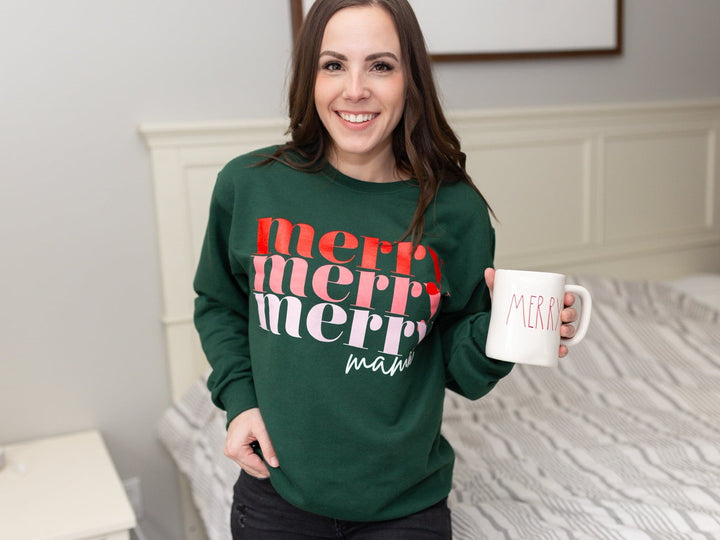 Merry Mama Ombre Sweatshirt