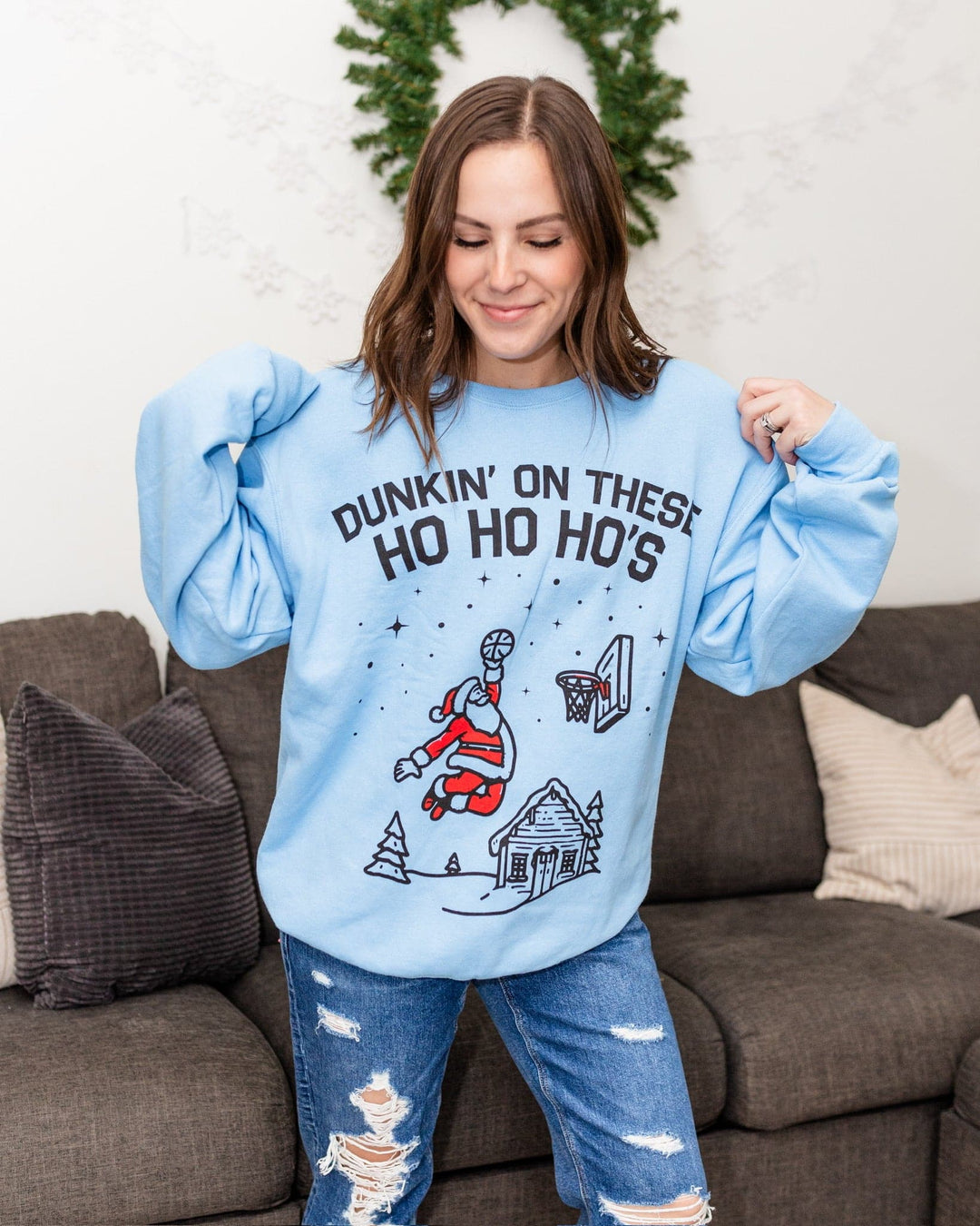 Dunkin' Santa Sweatshirt