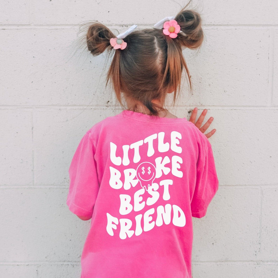 Little Broke Best Friend Kid's Tee - Crunchberry