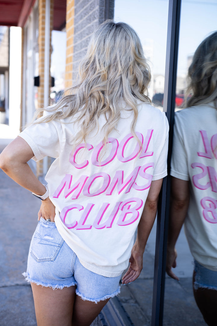 Cool Moms Club Tee - Ivory