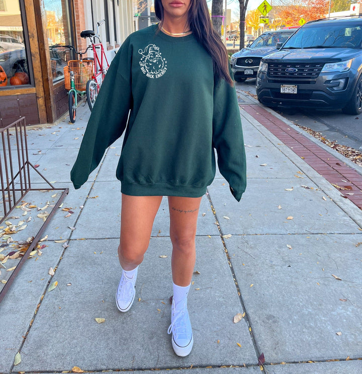 Big Nick Energy Sweatshirt - Forest