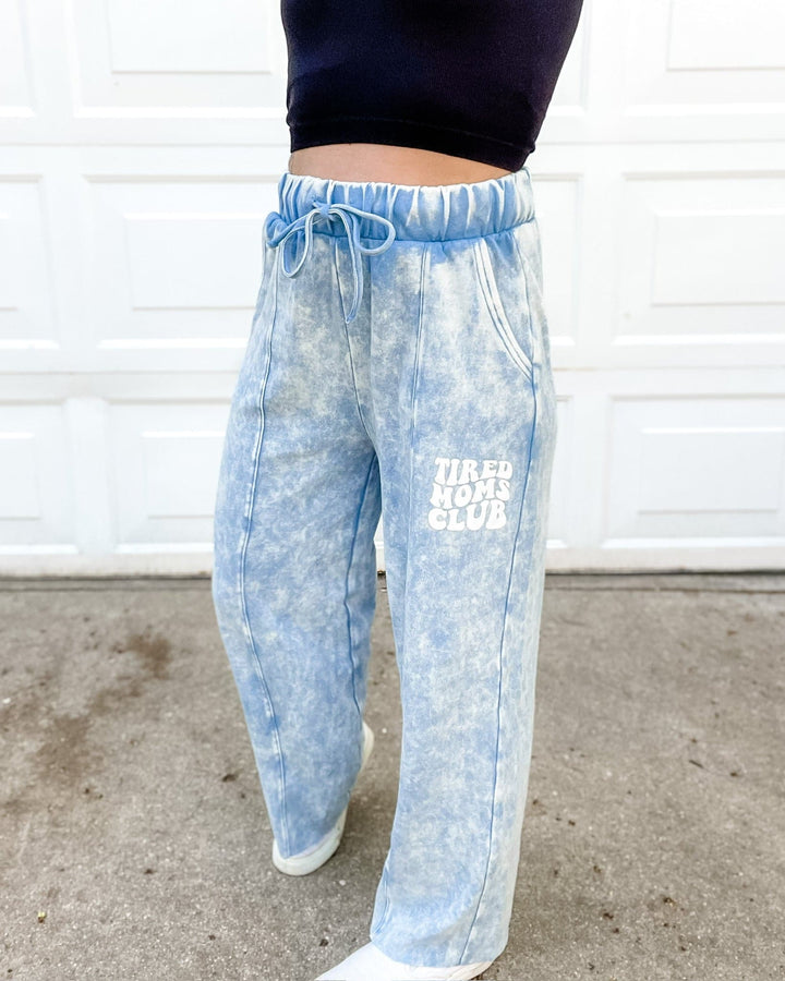 Tired Moms Club Acid Wash Lounge Pants **MORE COLORS**