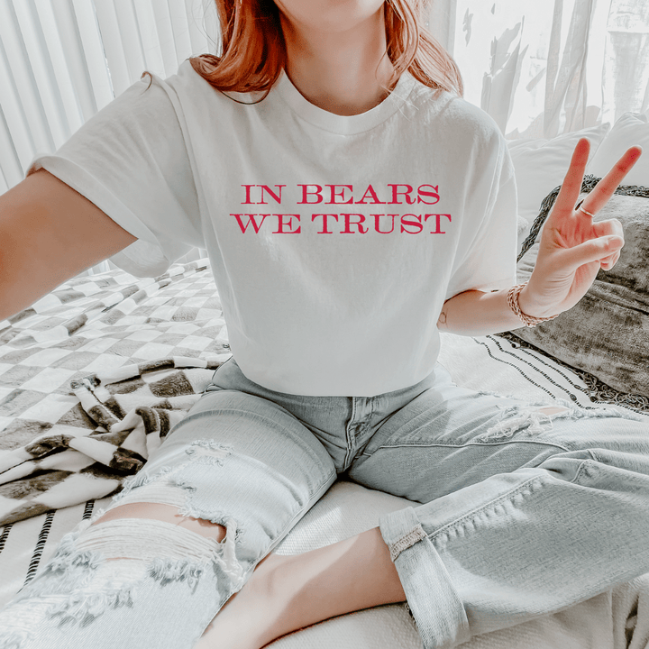 In Bears We Trust Tee - White
