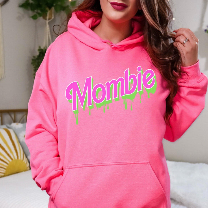 Mombie Neon Pink Hoodie