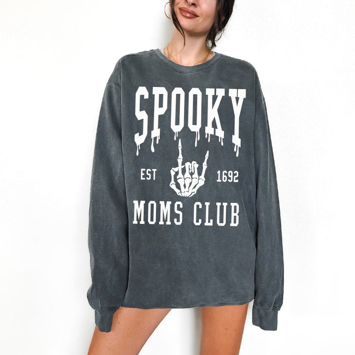 Spooky Moms Club Sweatshirt - Pepper