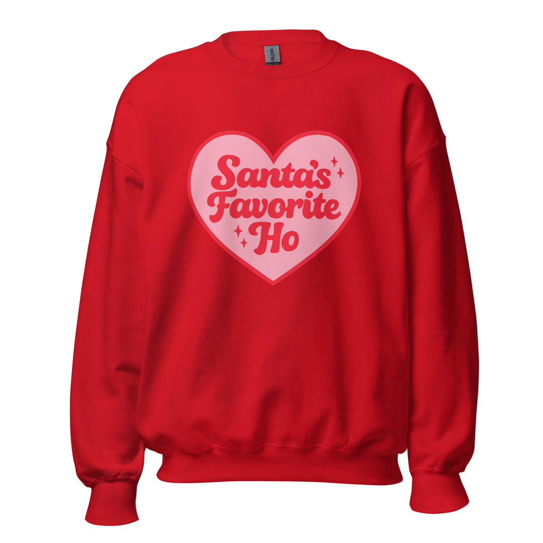 Santa's Favorite Ho Red Sweatshirt