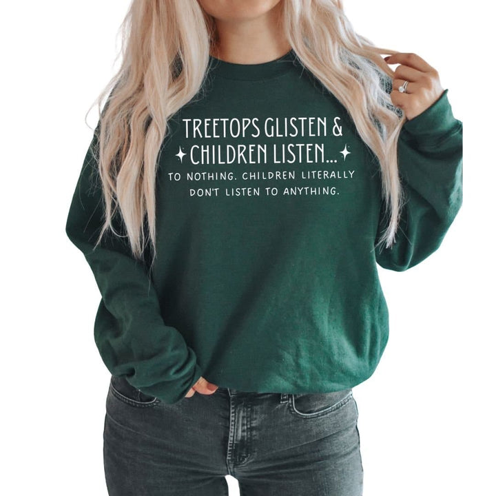 Treetops Glisten Sweatshirt