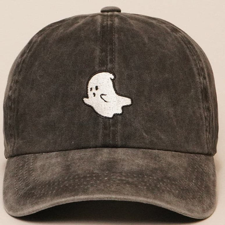 Ghost Embroidered Baseball Cap