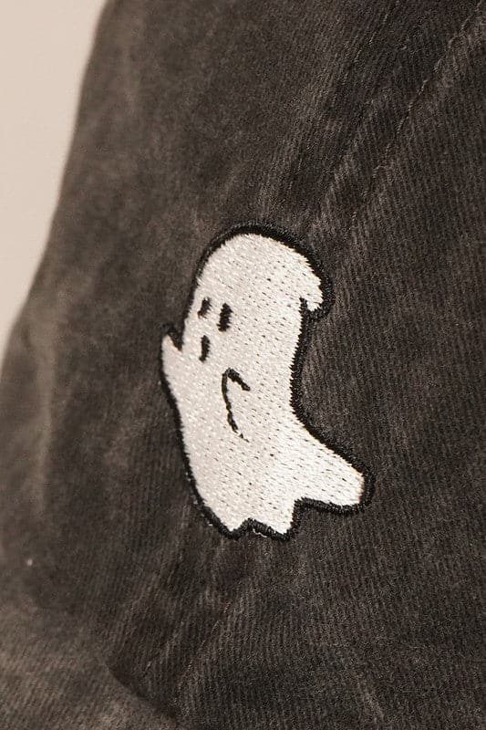 Ghost Embroidered Baseball Cap