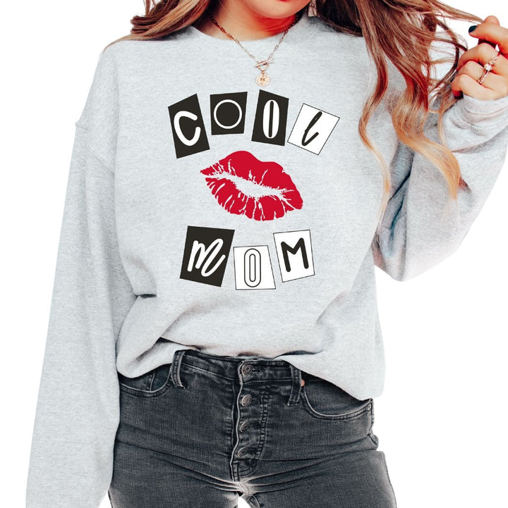 Cool Mom Burn Book Sweatshirt - Gray