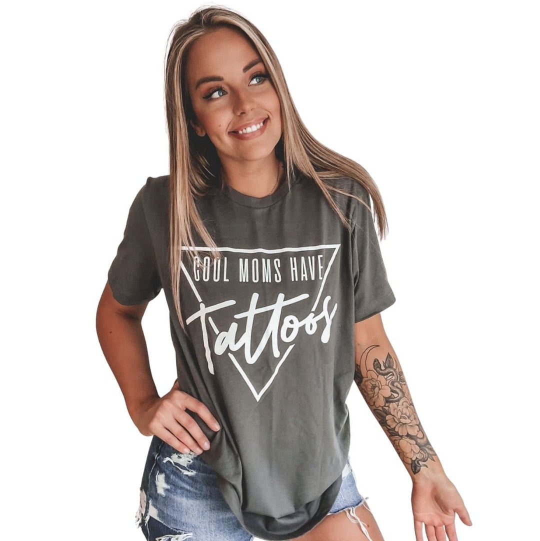 Cool Moms Have Tattoos Tee