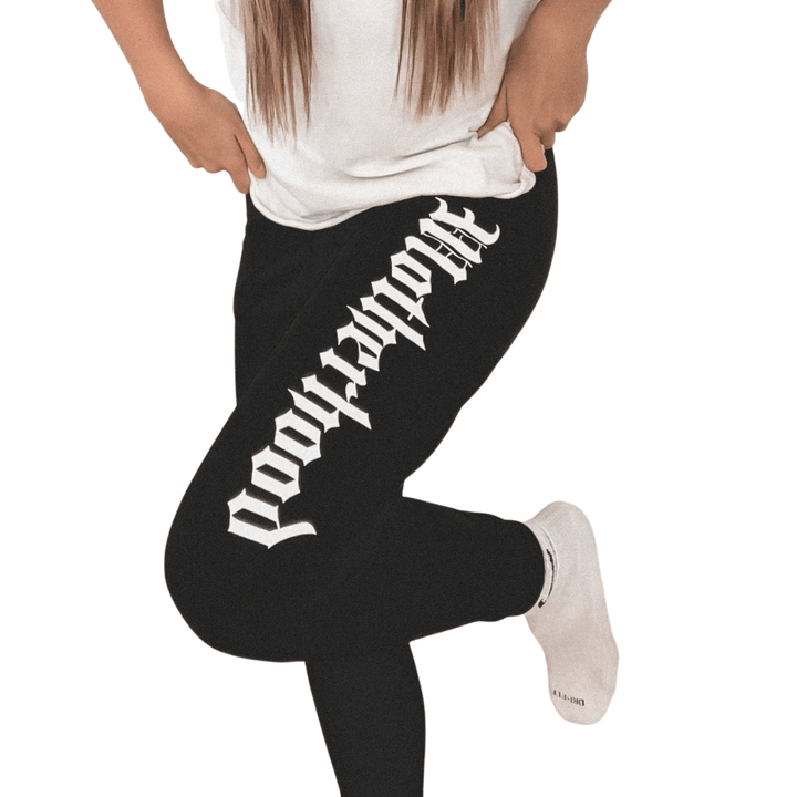 Motherhood Blackletter Joggers - Black