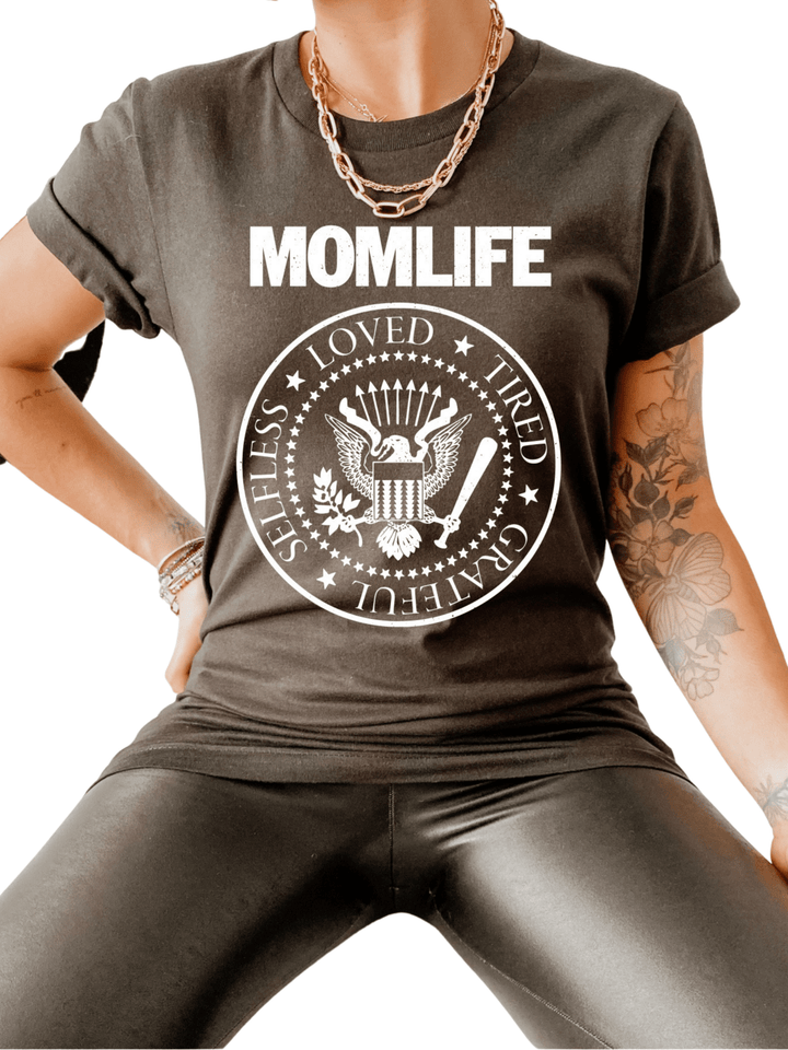 Momlife Band Tee