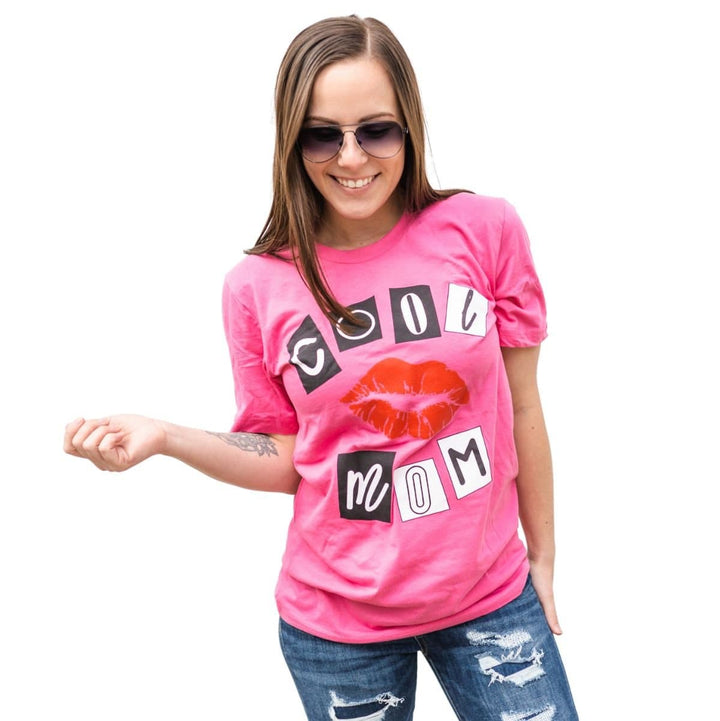 Cool Mom Burn Book Tee - Pink