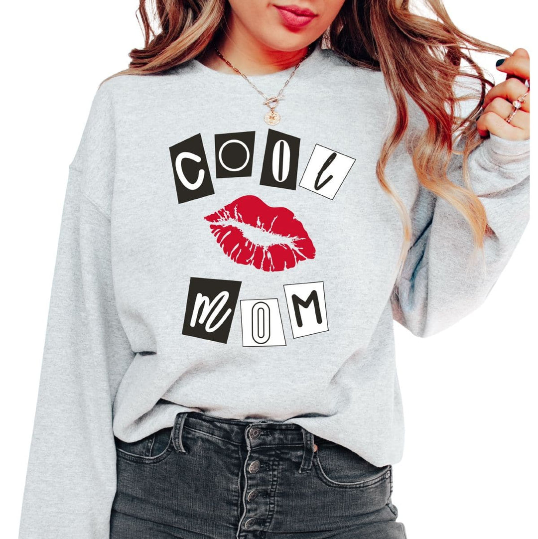 Cool Mom Burn Book Sweatshirt - Gray