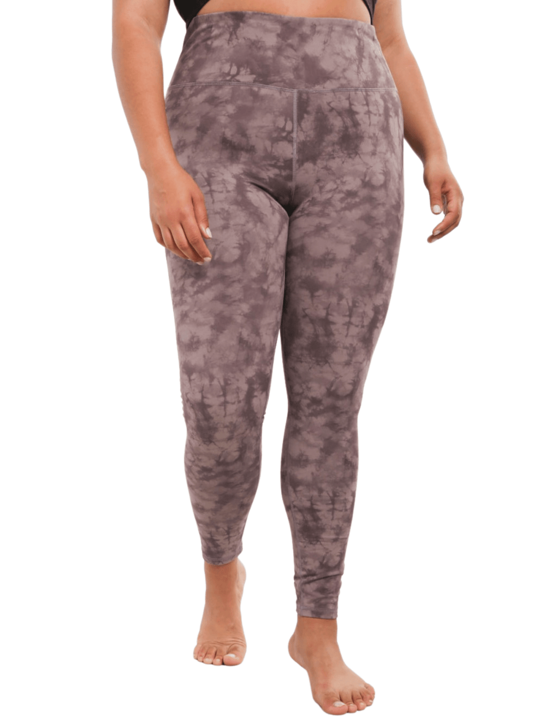 Tie Dye Highwaist Leggings - Bark