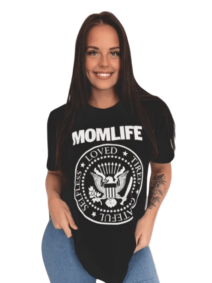 Momlife Band Tee