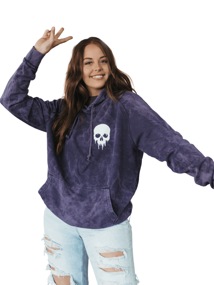 Mom Group Dropout Vintage Purple Hoodie