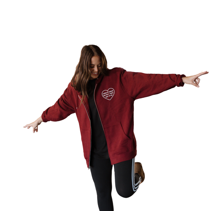 I Wanna Cry Zip Up Hoodie