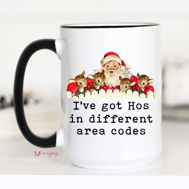 Ho's In Different Area Codes Mug