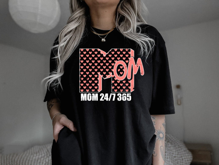 MOM 24/7 365 Tee - Black