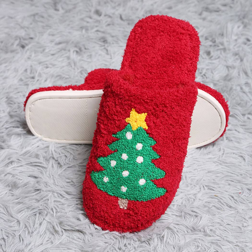 Christmas best sale tree slippers