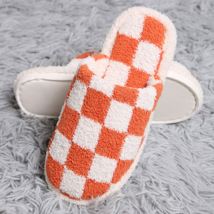 Checkerboard Lounge Slippers *MORE COLORS*